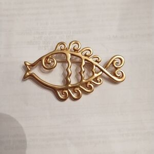 Fish brooch